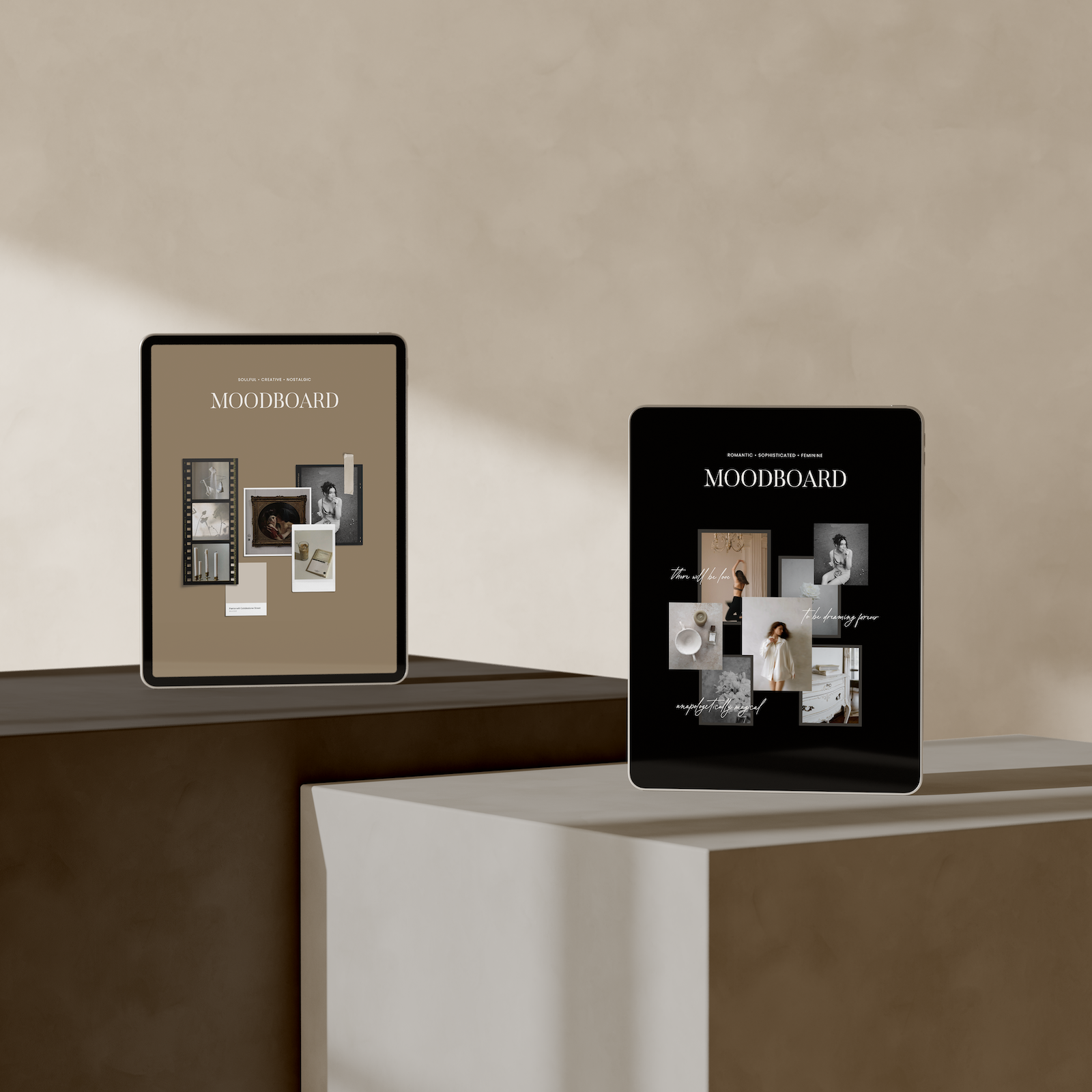 Moodboard Showit Add On Template mockup