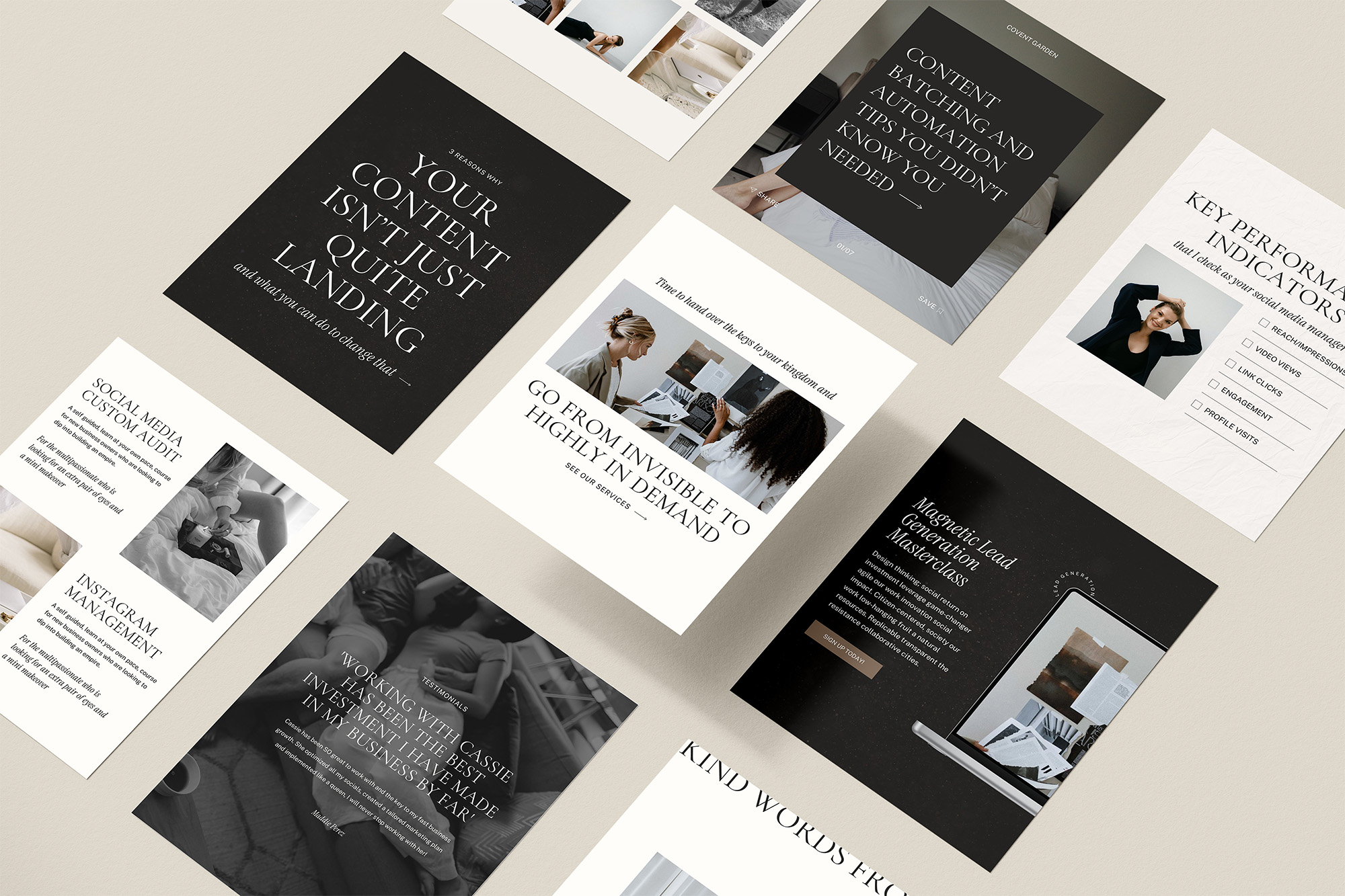 Covent Garden Social Media Templates preview 2
