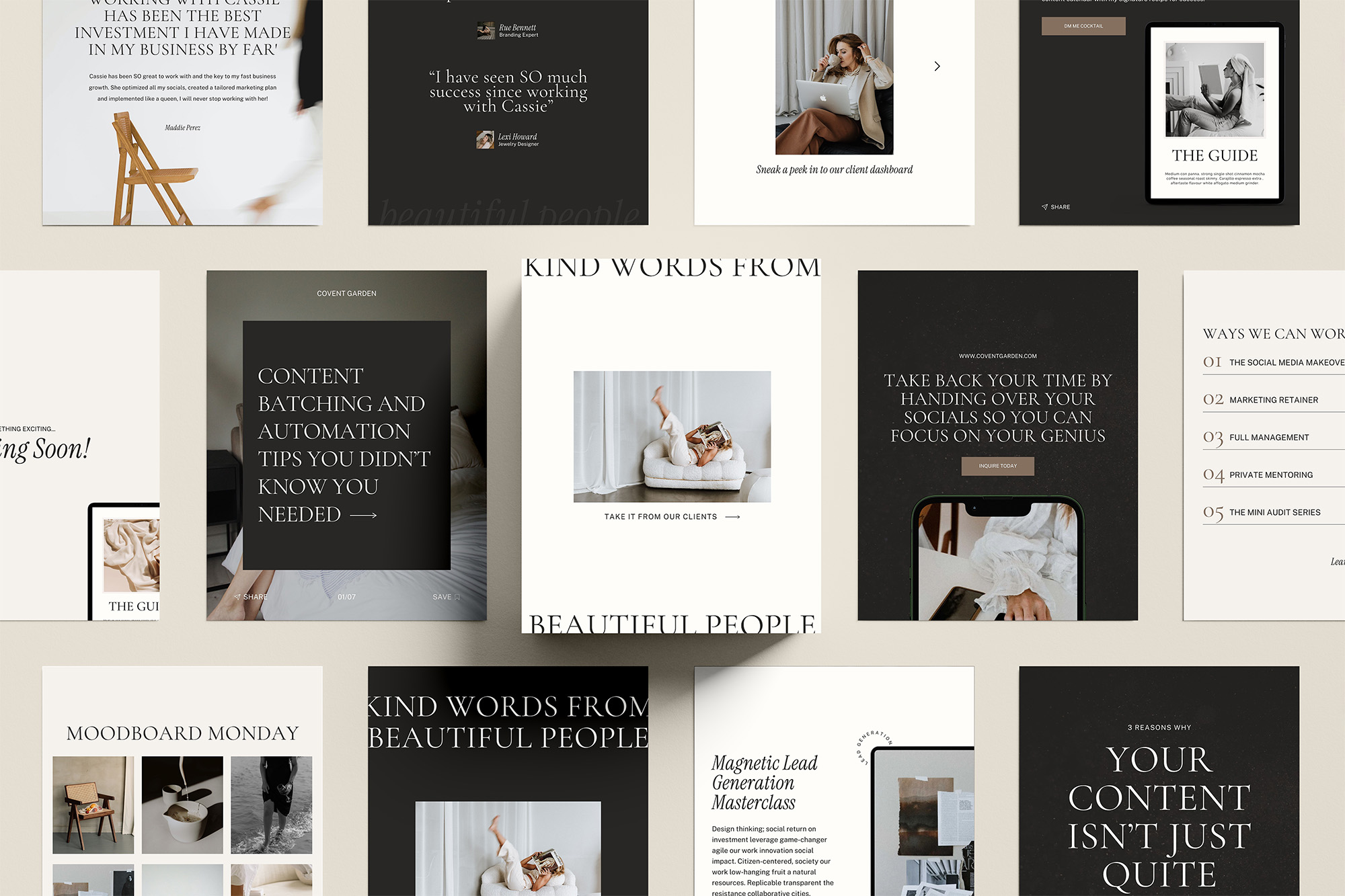 Covent Garden Social Media Templates
