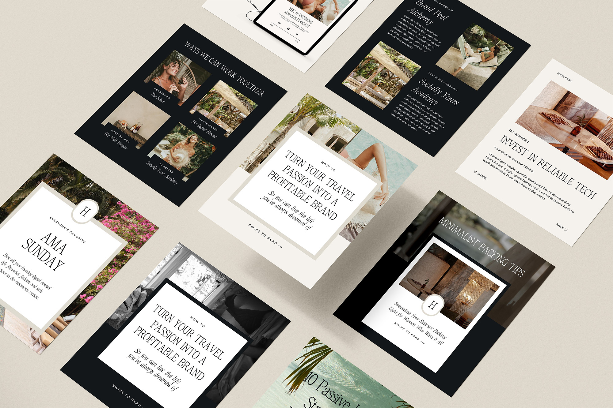 Hyde Park Social Media Templates preview 2