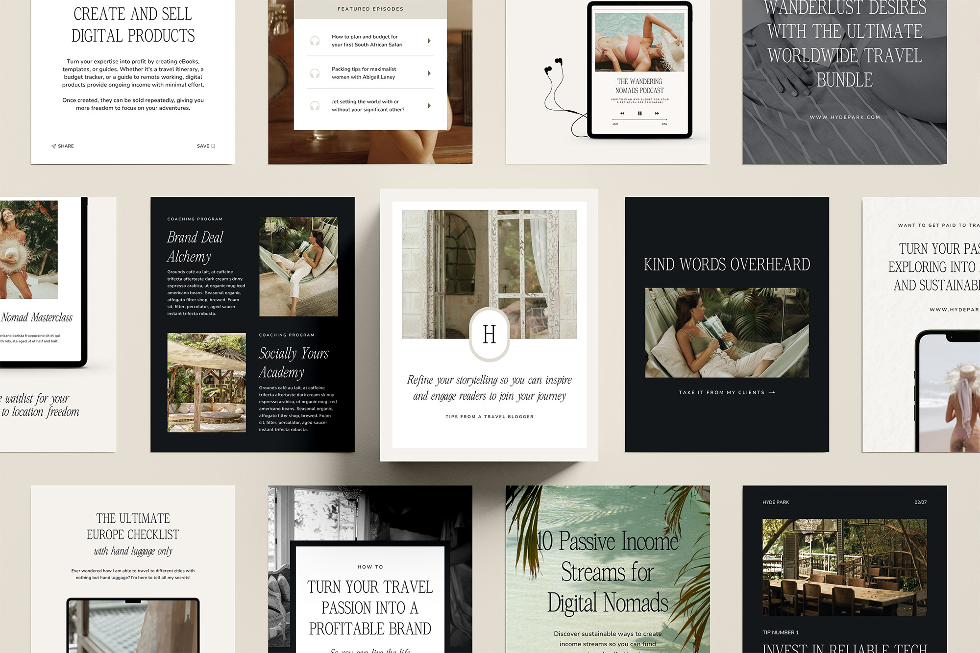 Hyde Park Social Media Templates