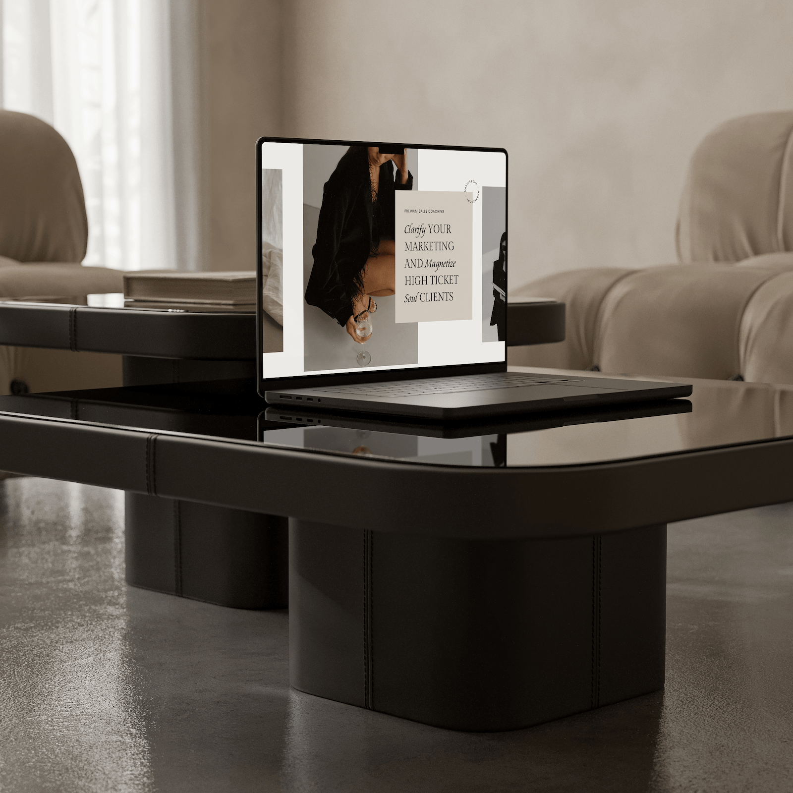 Marylebone Showit Website Template mockup