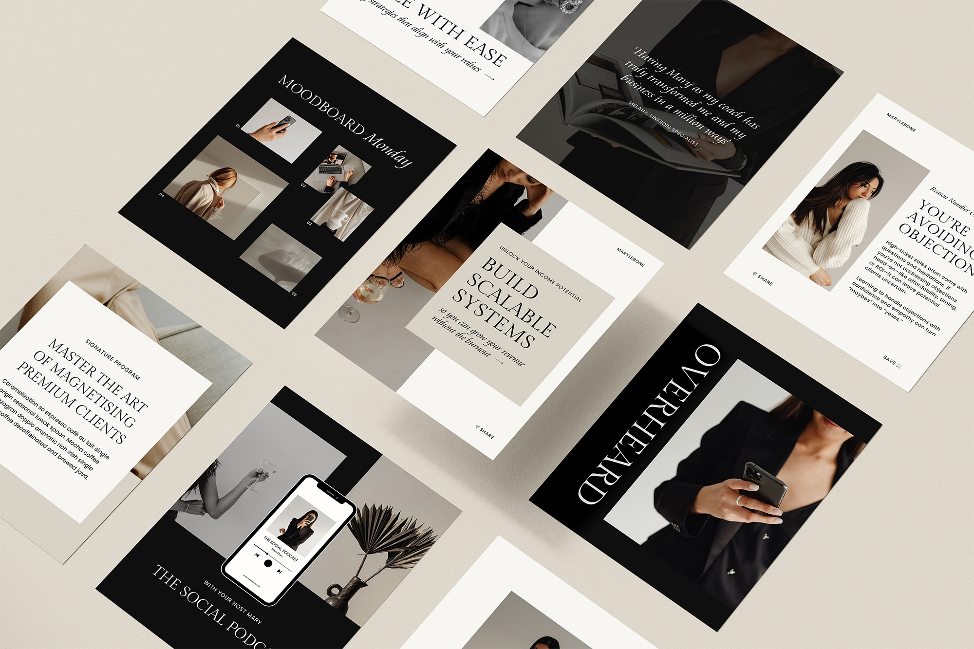 Marylebone Social Media Templates preview 2