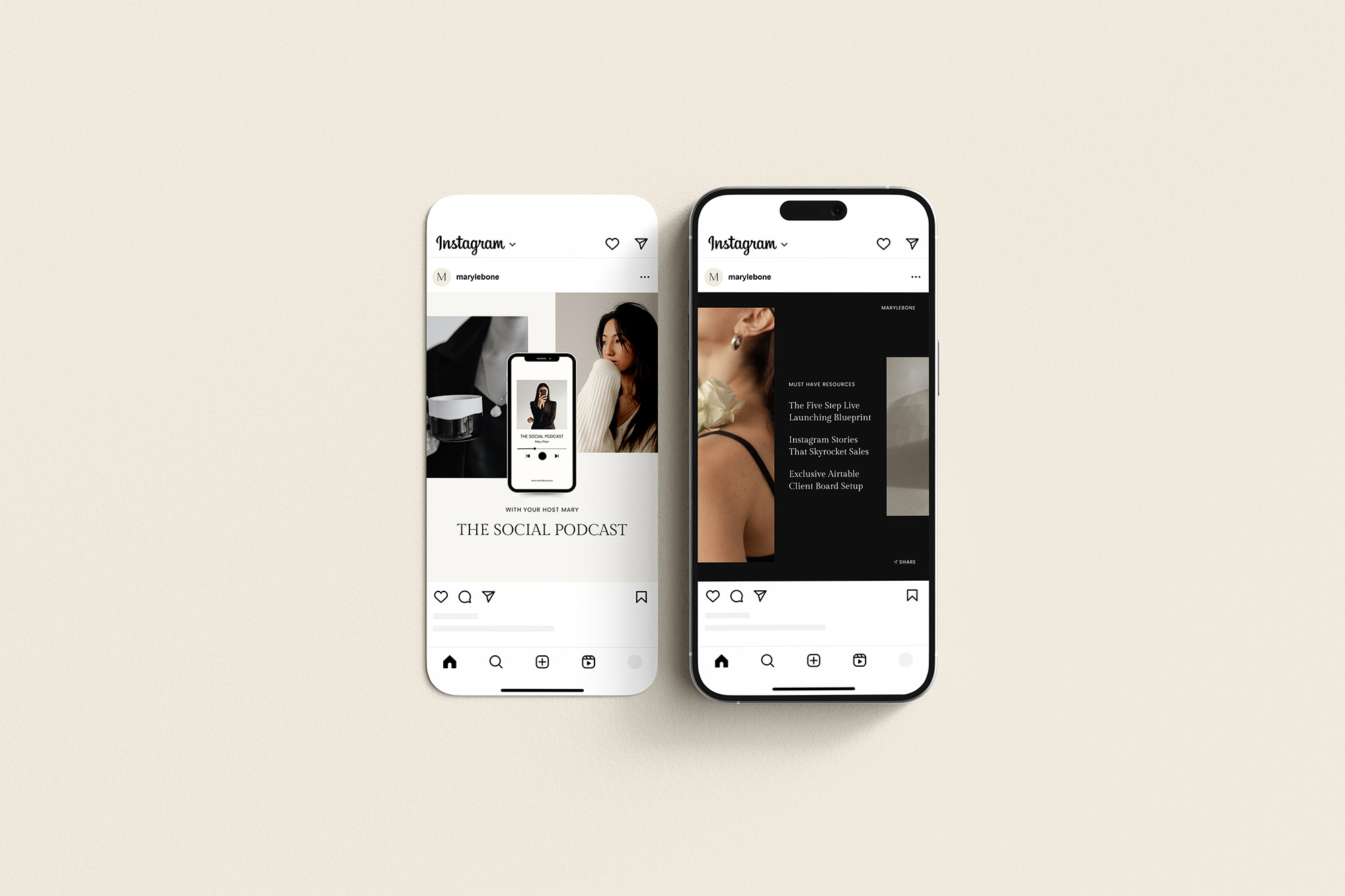 Marylebone Social Media Templates preview 3
