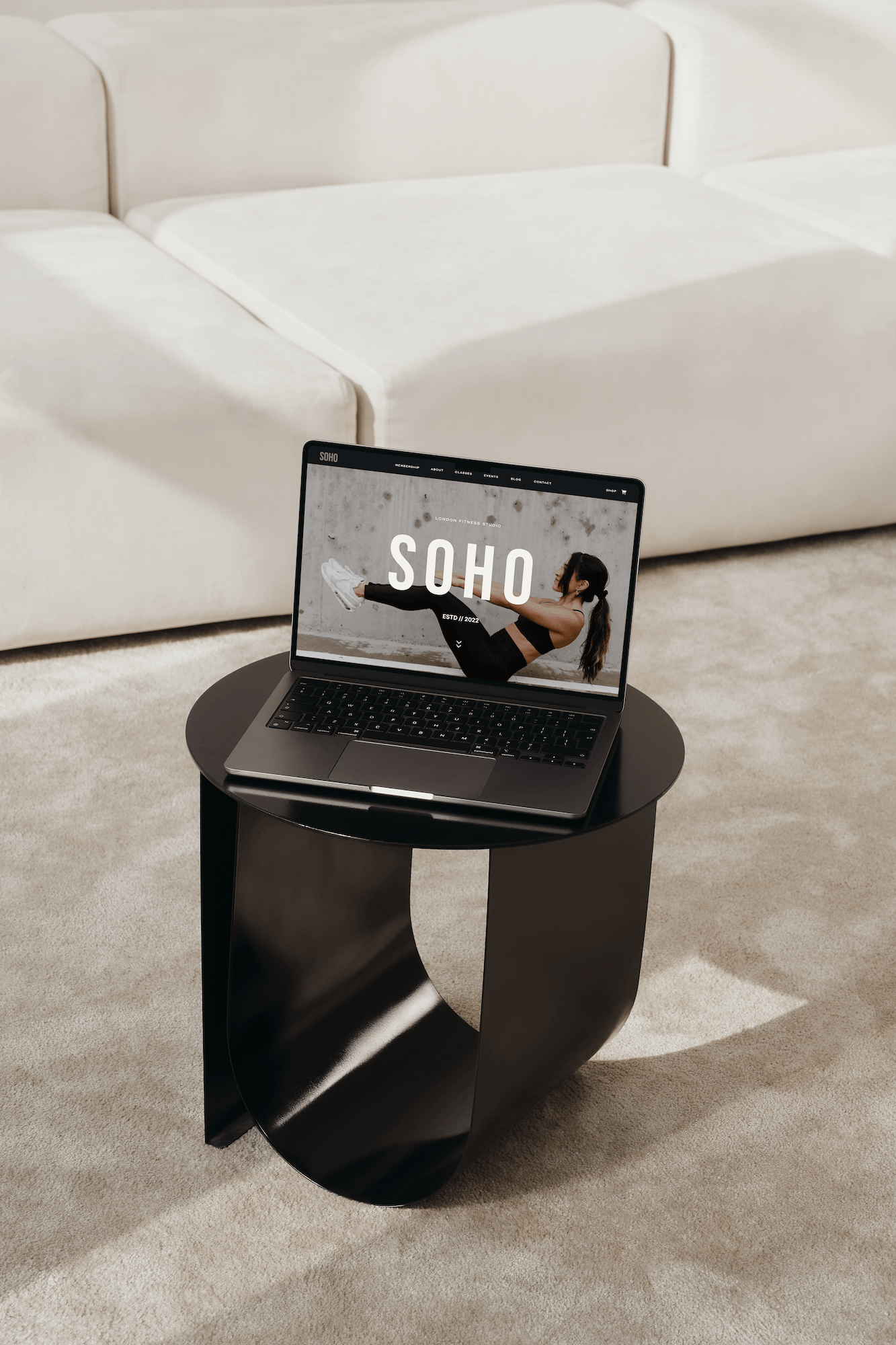 Soho Showit Website Template mockup