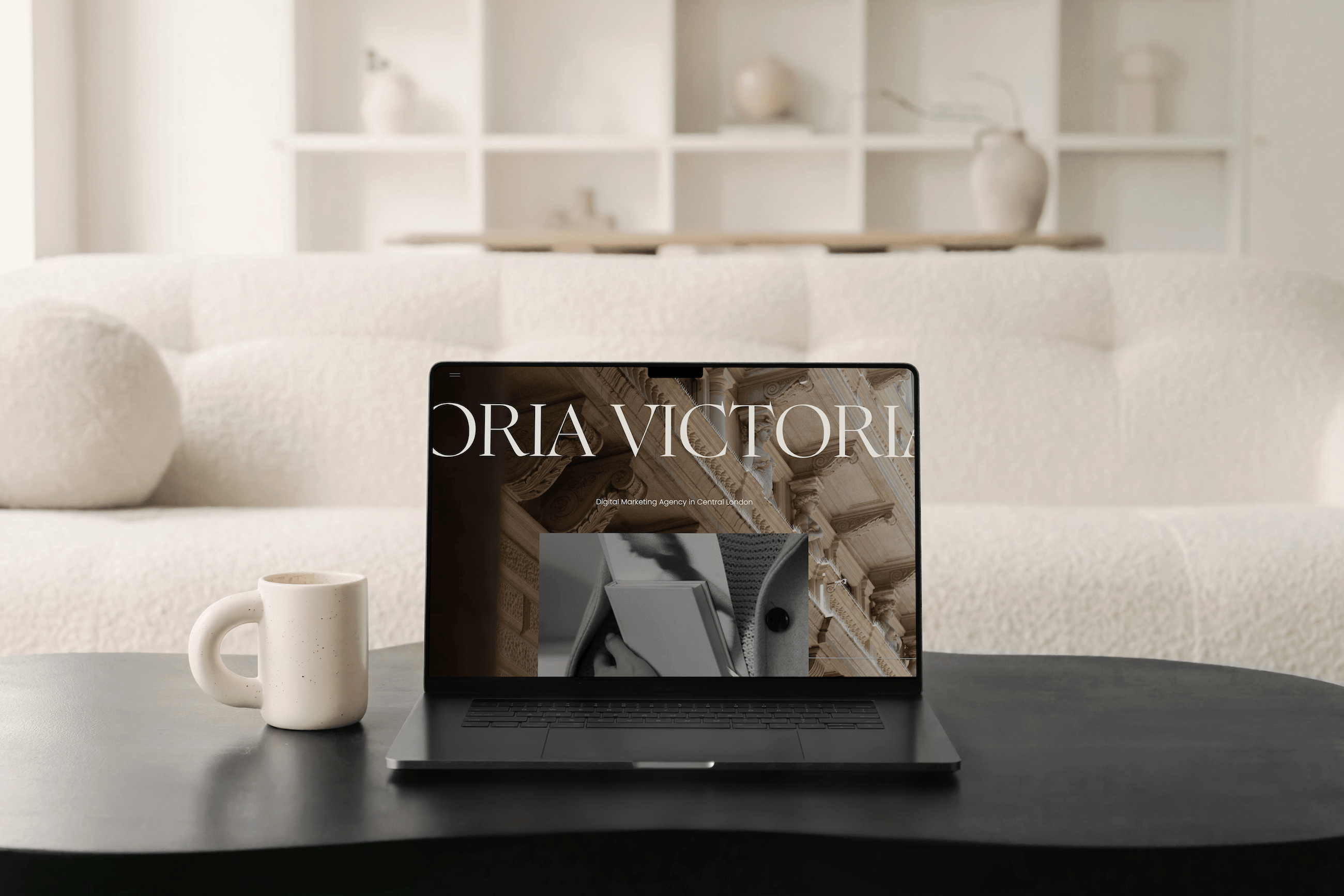 Victoria Showit Website Template mockup
