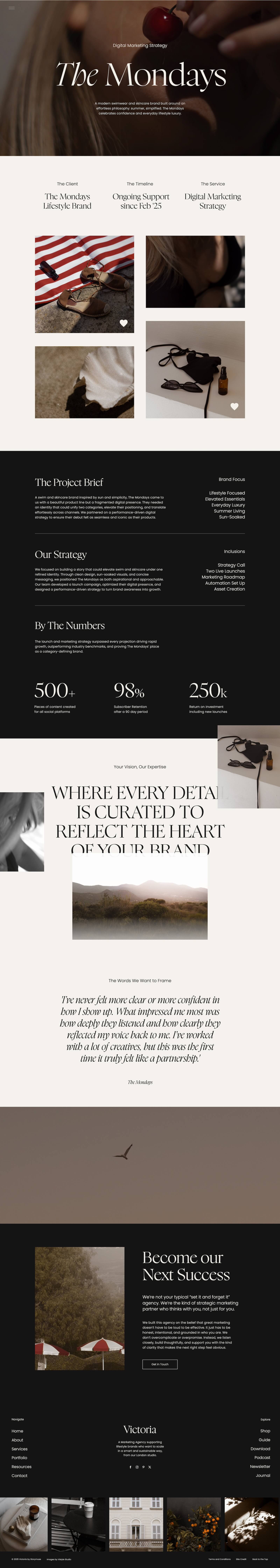 Featured Project Showit Add On