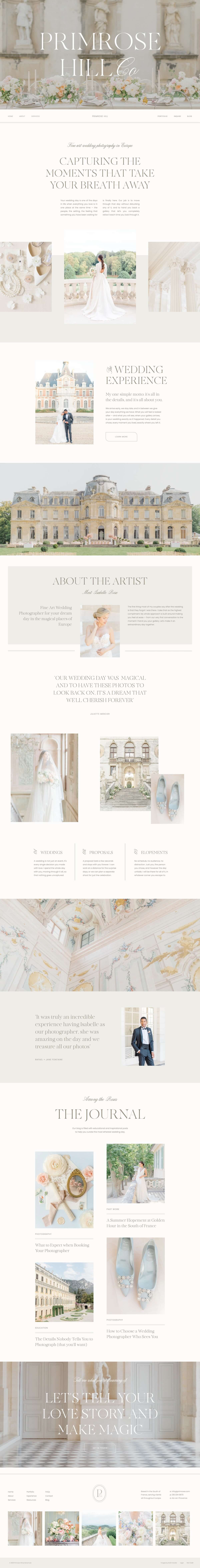 Primrose Hill Showit Website Template